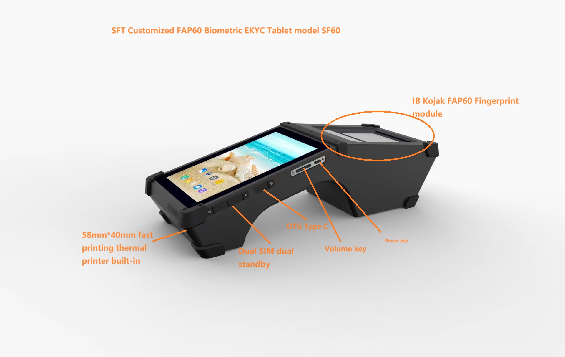 FAP60 Fingerprint Tablet