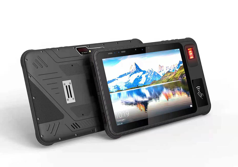 Newly Released 10.1inches Android Rugged Biometric Election IRIS Tablet With FAP20 Fingerprint Scanner model SF107