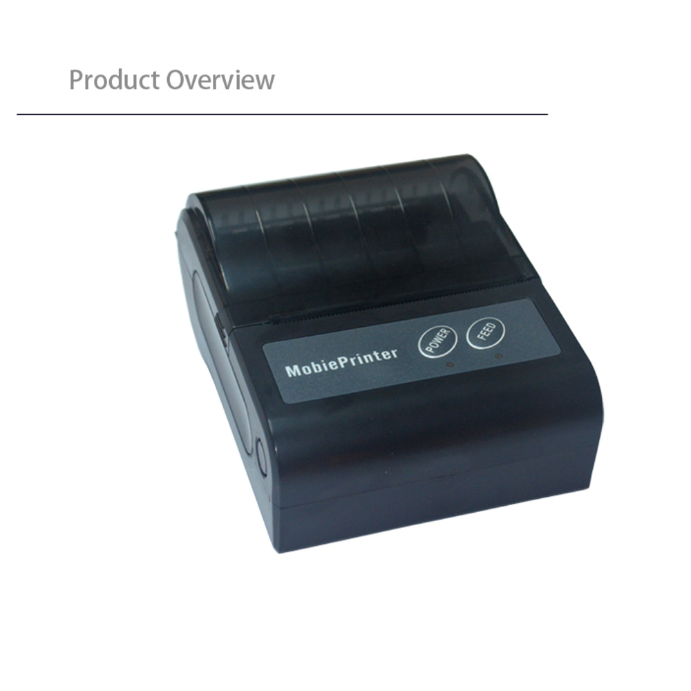 80mm mini portable bluetooth thermal printer