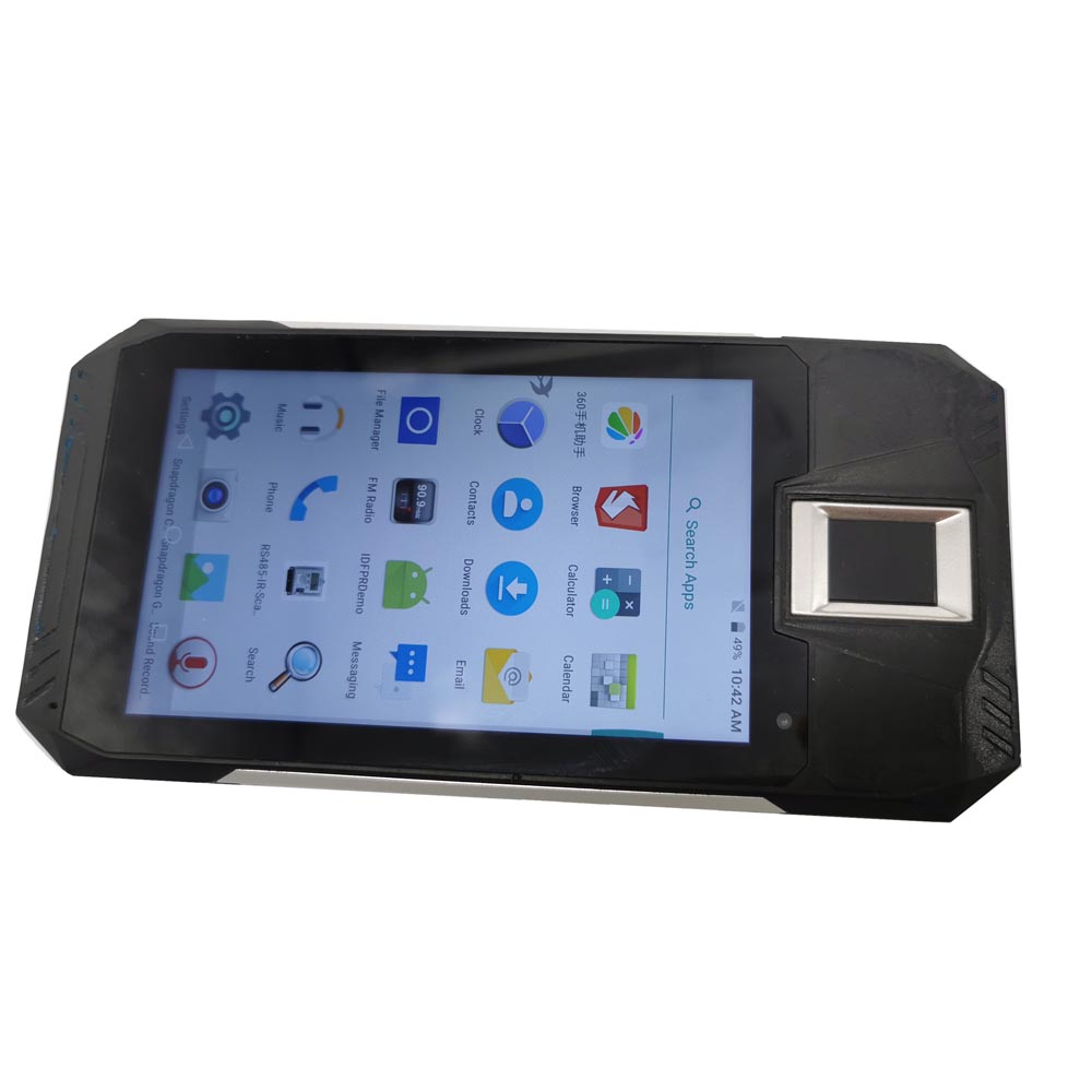 Rugged PDA with biometric
