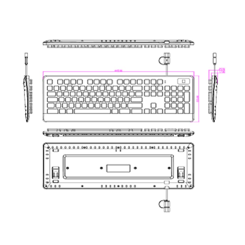 USB Fingerprint Keyboard