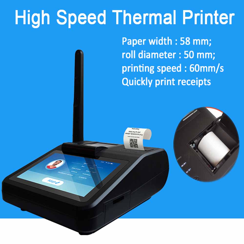 Biometric registration machine with receipt printer Biometric registration machine with receipt printer