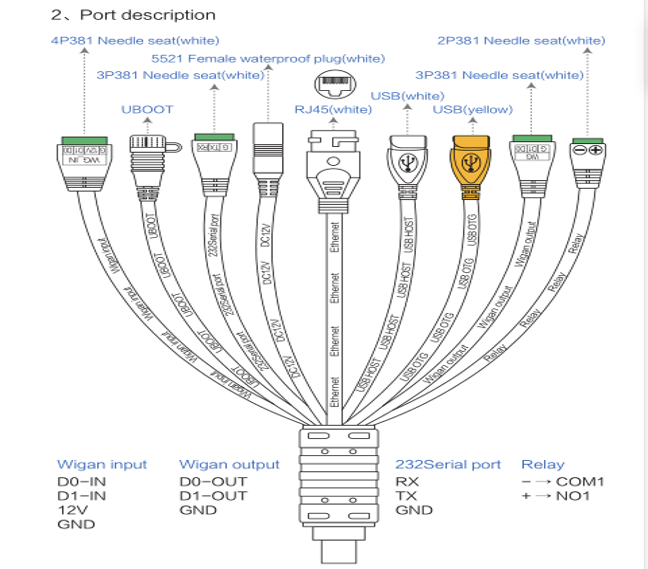 Facial recognition device diagram