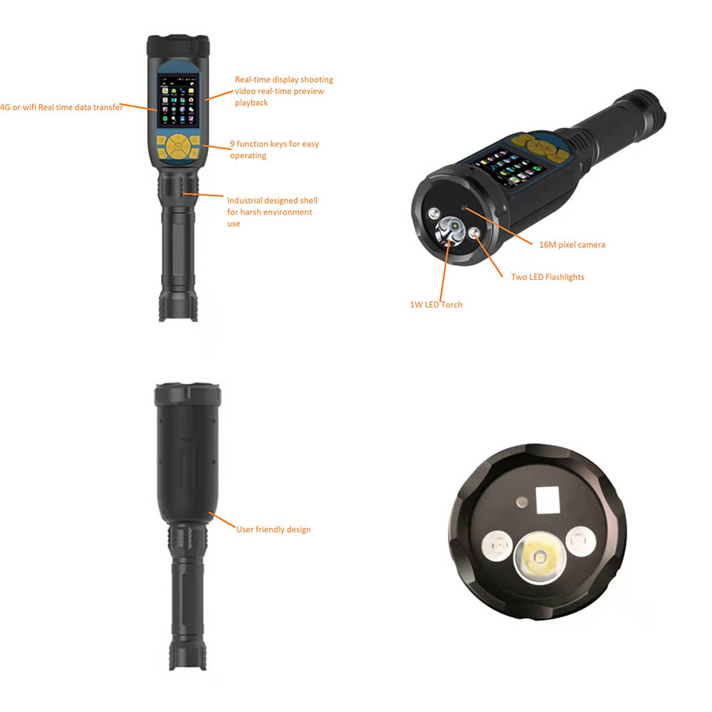 IP67 4G Android security patrol system IP67 4G Android security patrol system