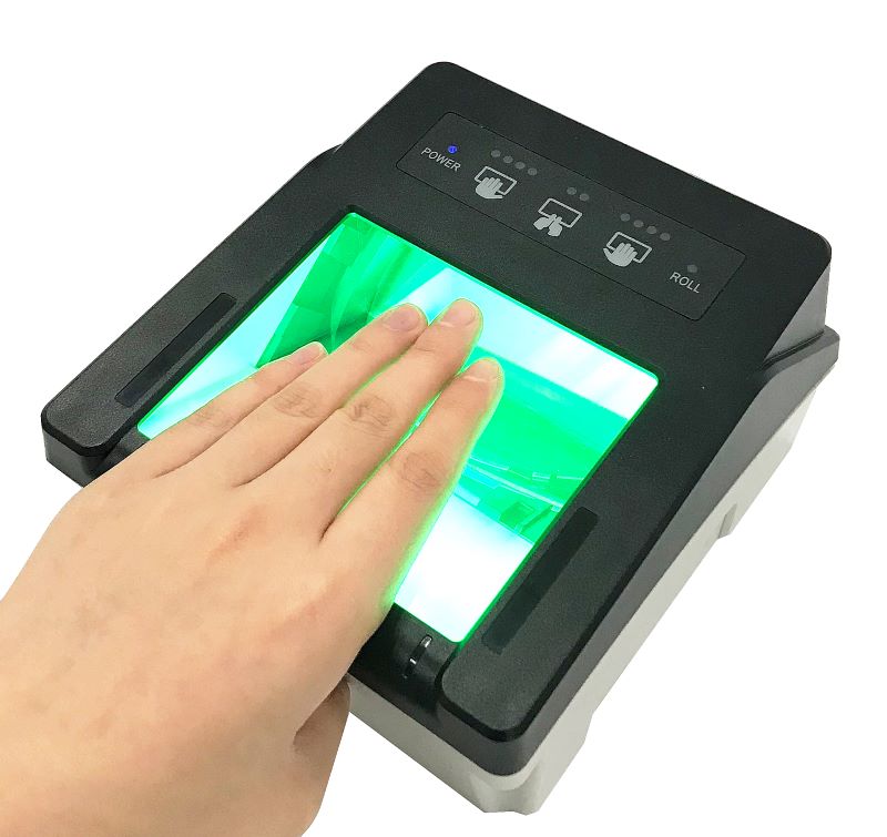 Live rolling fingerprint scanner