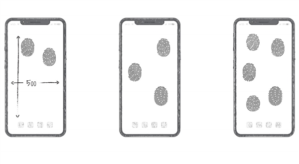Full screen fingerprint recognition