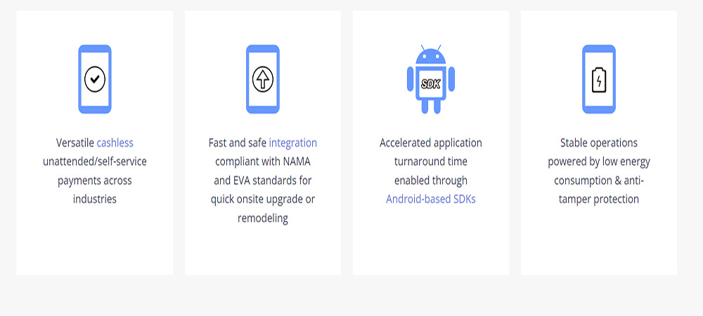 NAMA and EVA standards self service pos payment