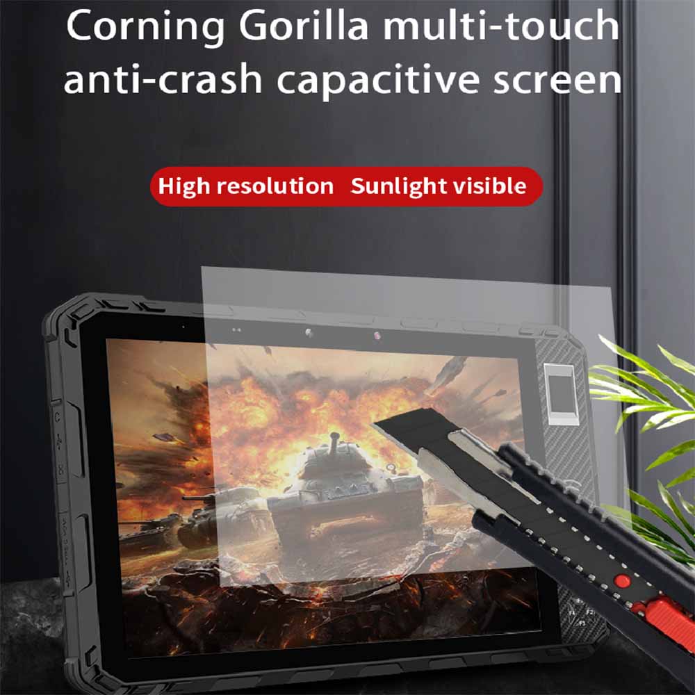 Android biometric tablet with Gorilla screen