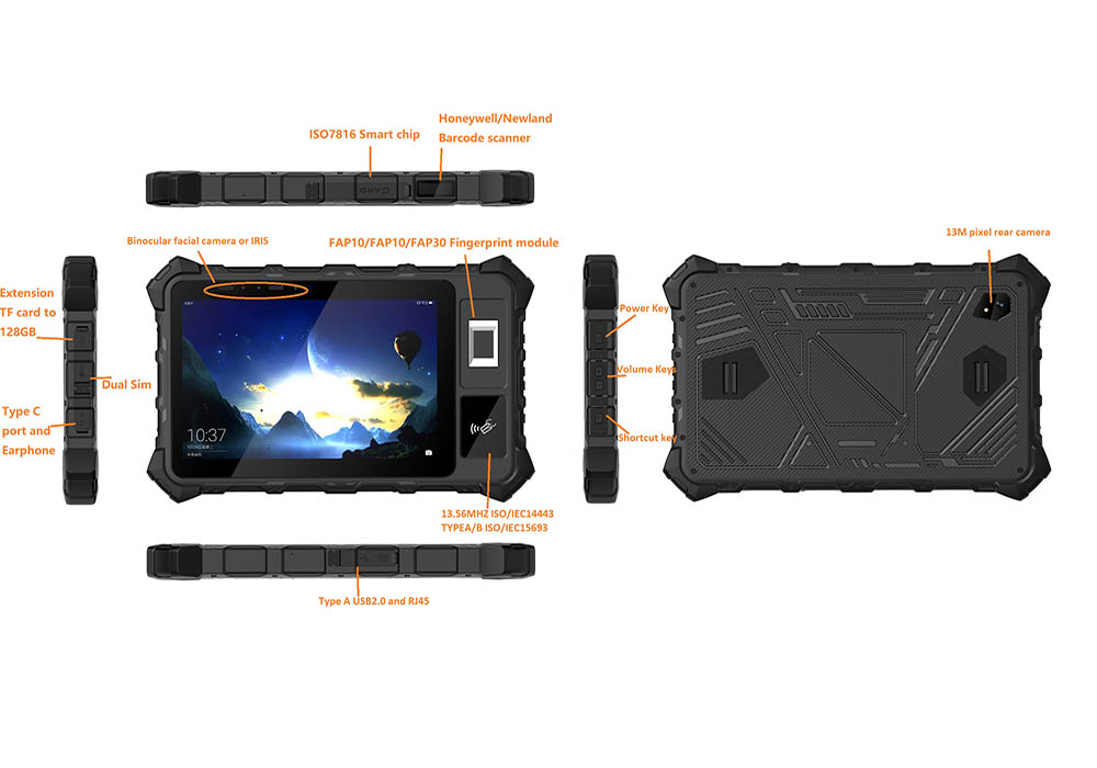 Rugged Biometric Tablet