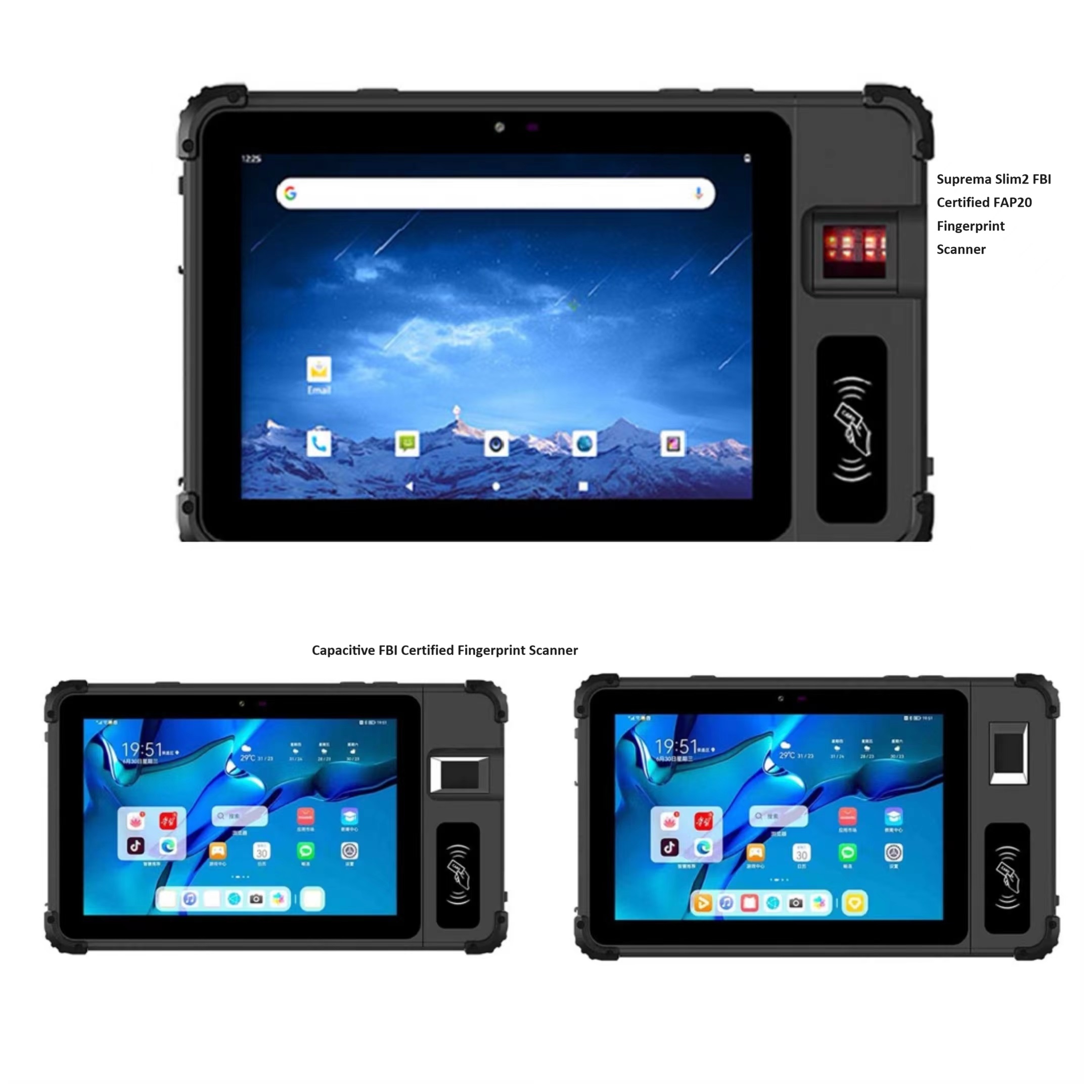 FAP20 Fingerprint scanner tablet