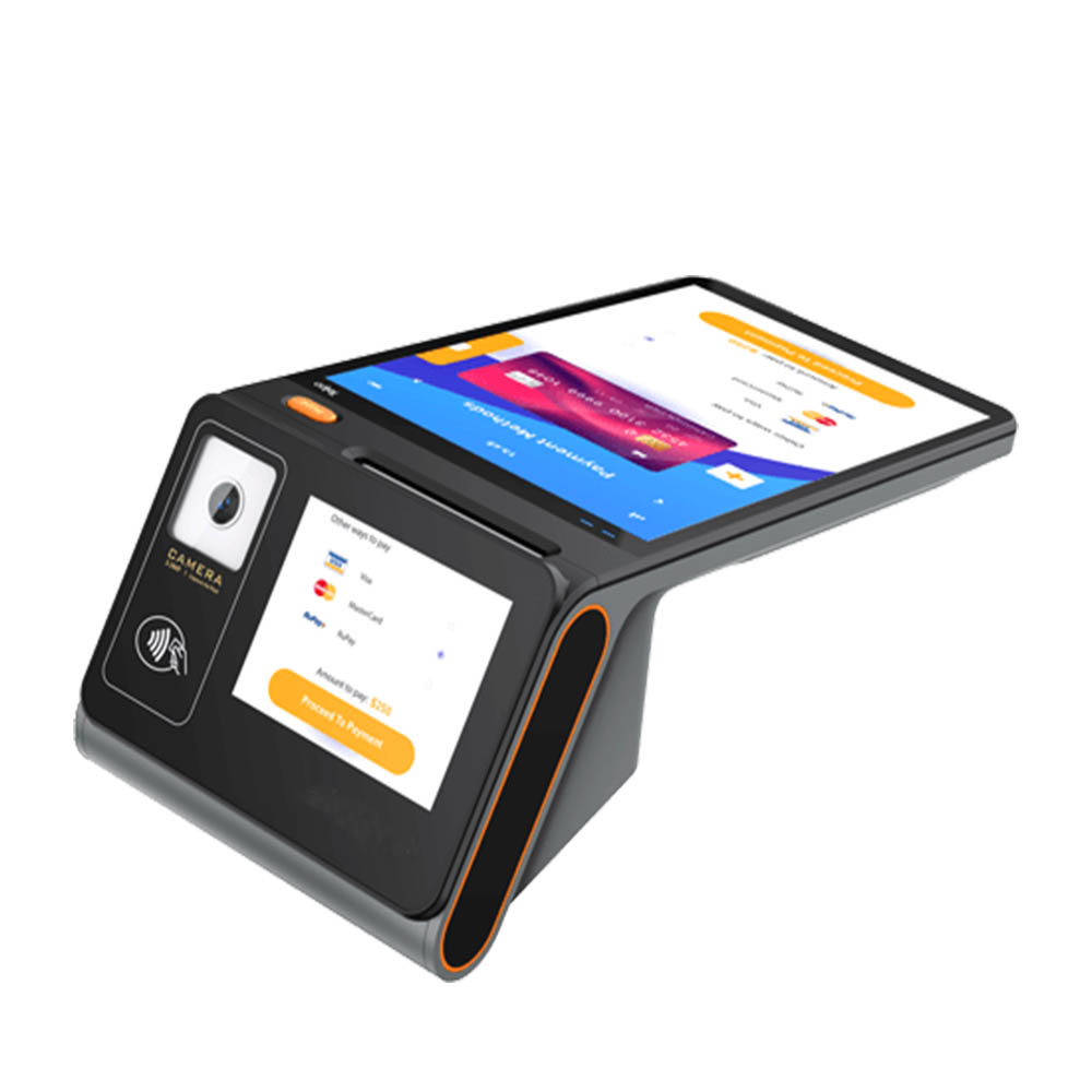 Mobile dual screen pos