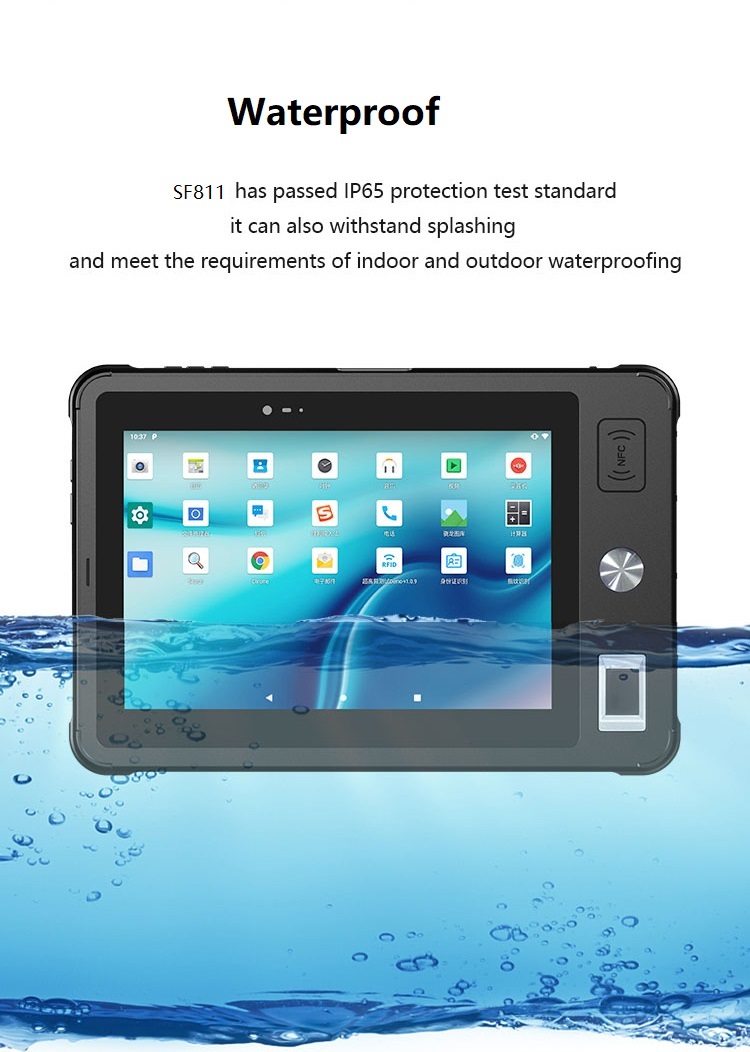 Rugged fingerprint Tablet