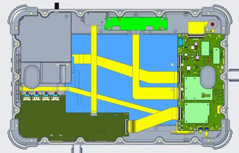 Biometric tablet layouts