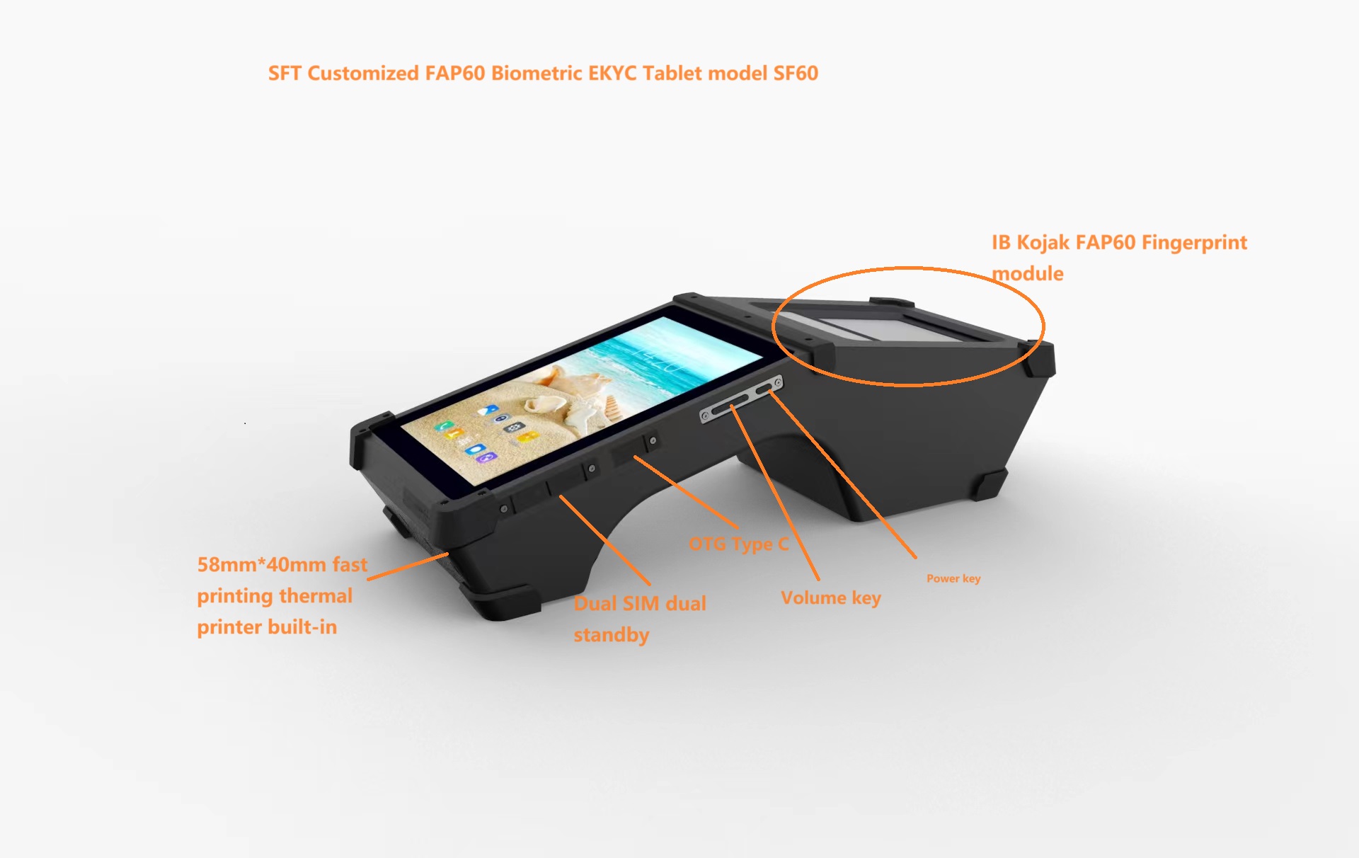 FAP60 442 Fingerprint Tablet
