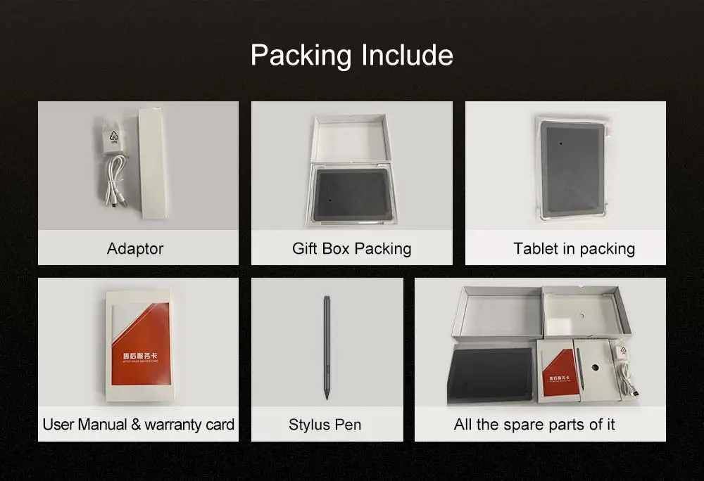 Tablet PC packing Tablet PC packing