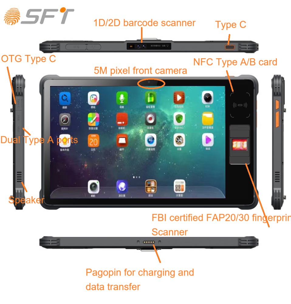android 14 fingerprint tablette