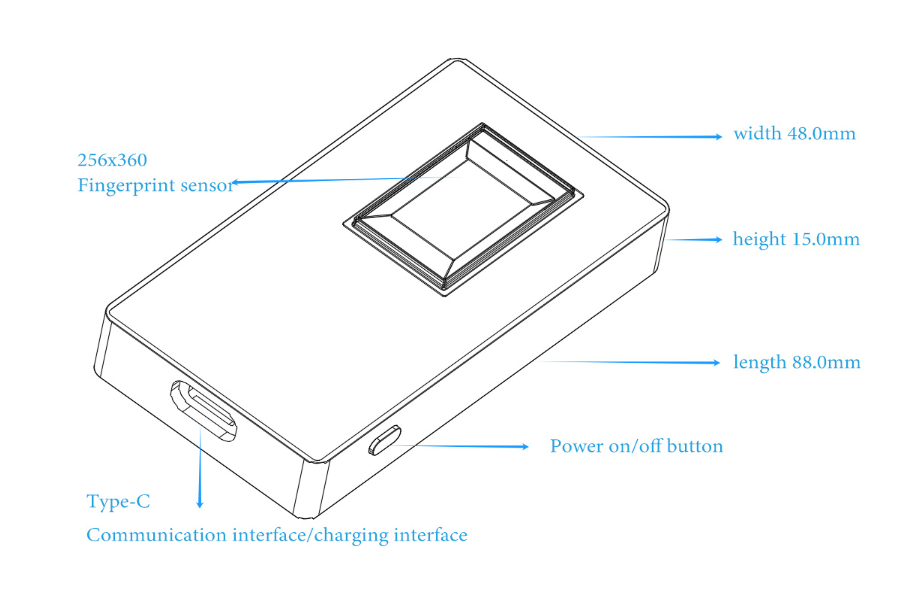 ID registration Bluetooth fingerprint scanner ID registration Bluetooth fingerprint scanner