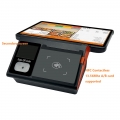 Portable Dual Screen Lottery Android All in one Fingerprint POS Cashier with 80mm thermal printer