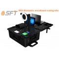 IP67 Rugged IRIS Biometric Fingerprint Enrollment Voting System Kits