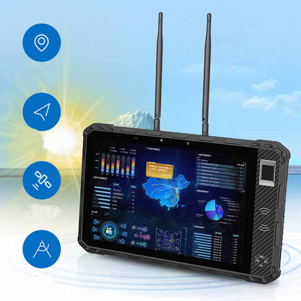 Rugged android tablet with LORA module for long distance transfer